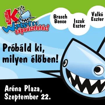 Kubu waterrr cápaúsztatás