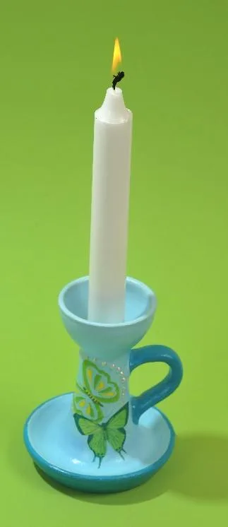Gyertyatartó színesben