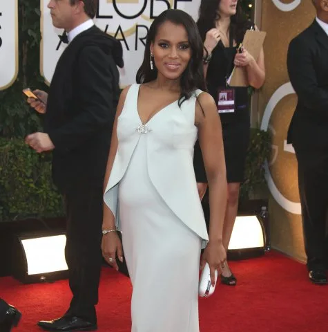 Kerry Washington megmutatta gömbölyödő pocakját
