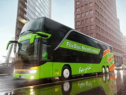 FlixBus  - távolsági buszjáratok egész Európába
