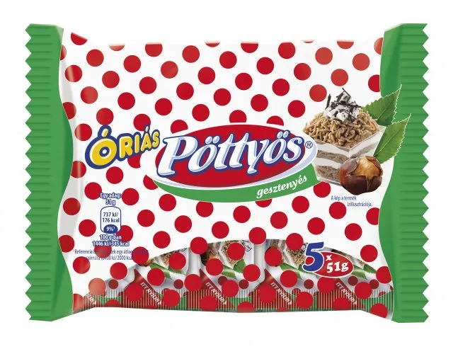 Itt a gesztenyés Pöttyös