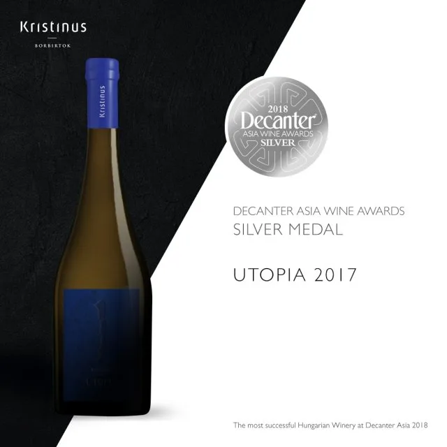 A Kristinus Borbirtok a Decanter Asia Wine Awards 2018 legsikeresebb magyar pincészete
