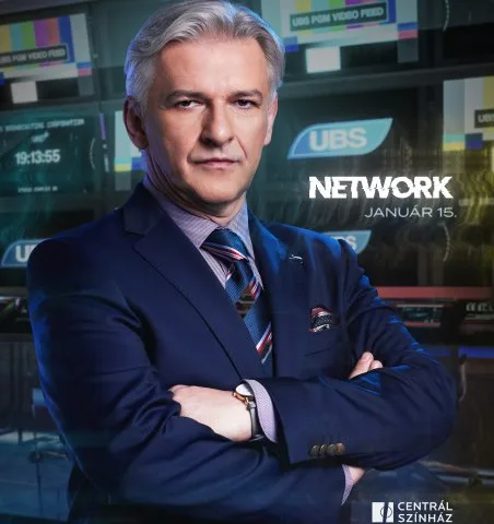 A legendás Network ősbemutatója a Centrál Színházban