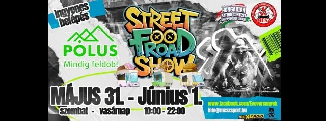 I. Street Food Road Show május végén