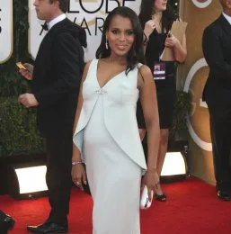 Kerry Washington megmutatta gömbölyödő pocakját