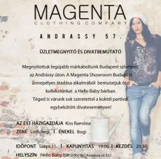 Magenta bolt nyílt az Andrássy úton