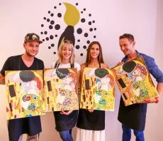 Klimt világhírű festményét alkották újra a sztárok