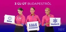 Wizz Air: 3 új úticél Budapestről