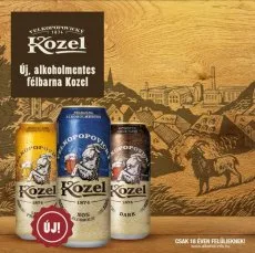Megérkezett az alkoholmentes Kozel